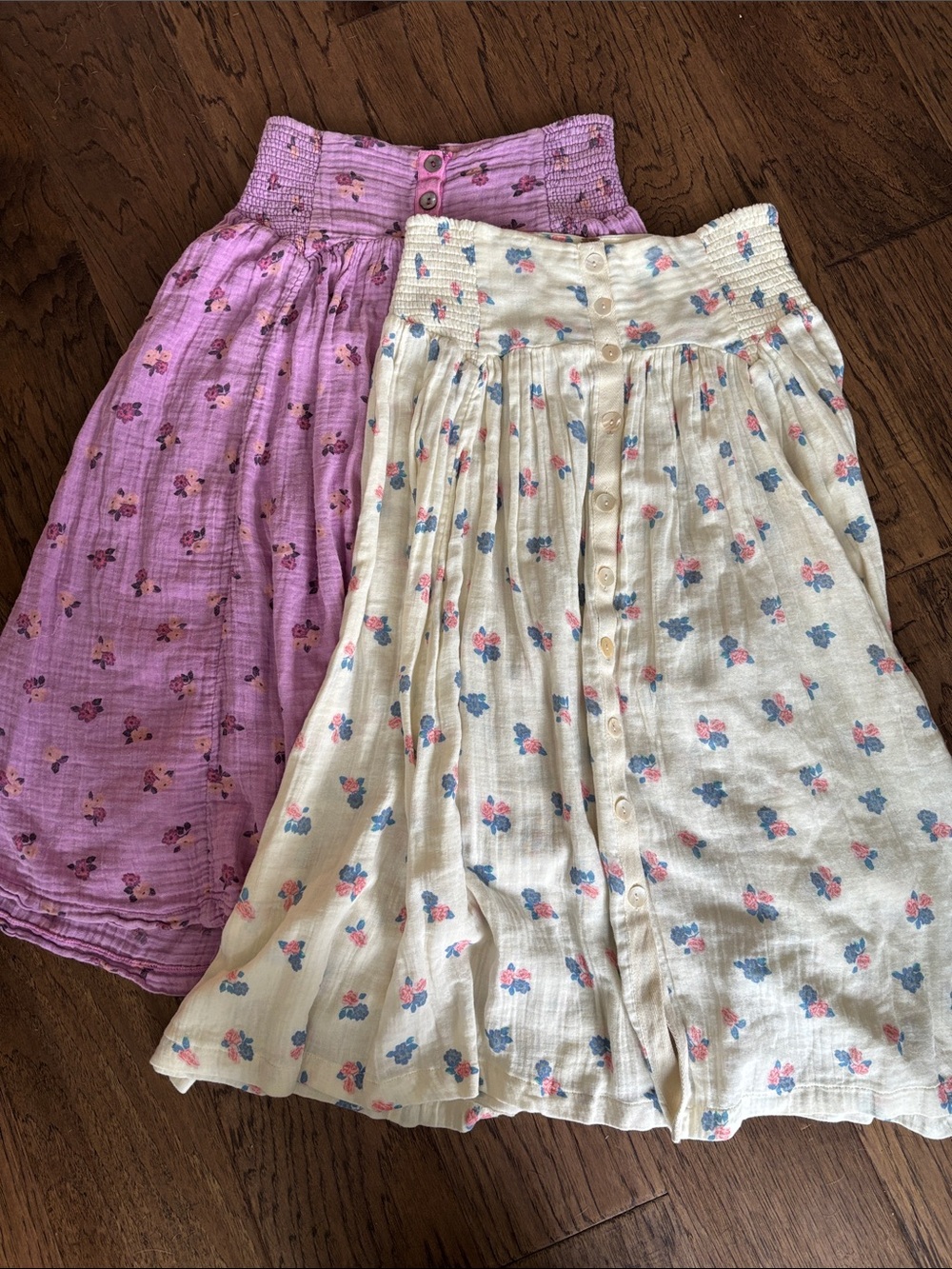 Bundle of 2 — Free People Iris Corset MIDI Gauzy Skirts